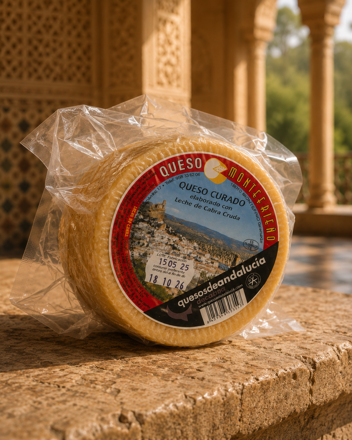 Queso Curado de leche Cruda de Cabra