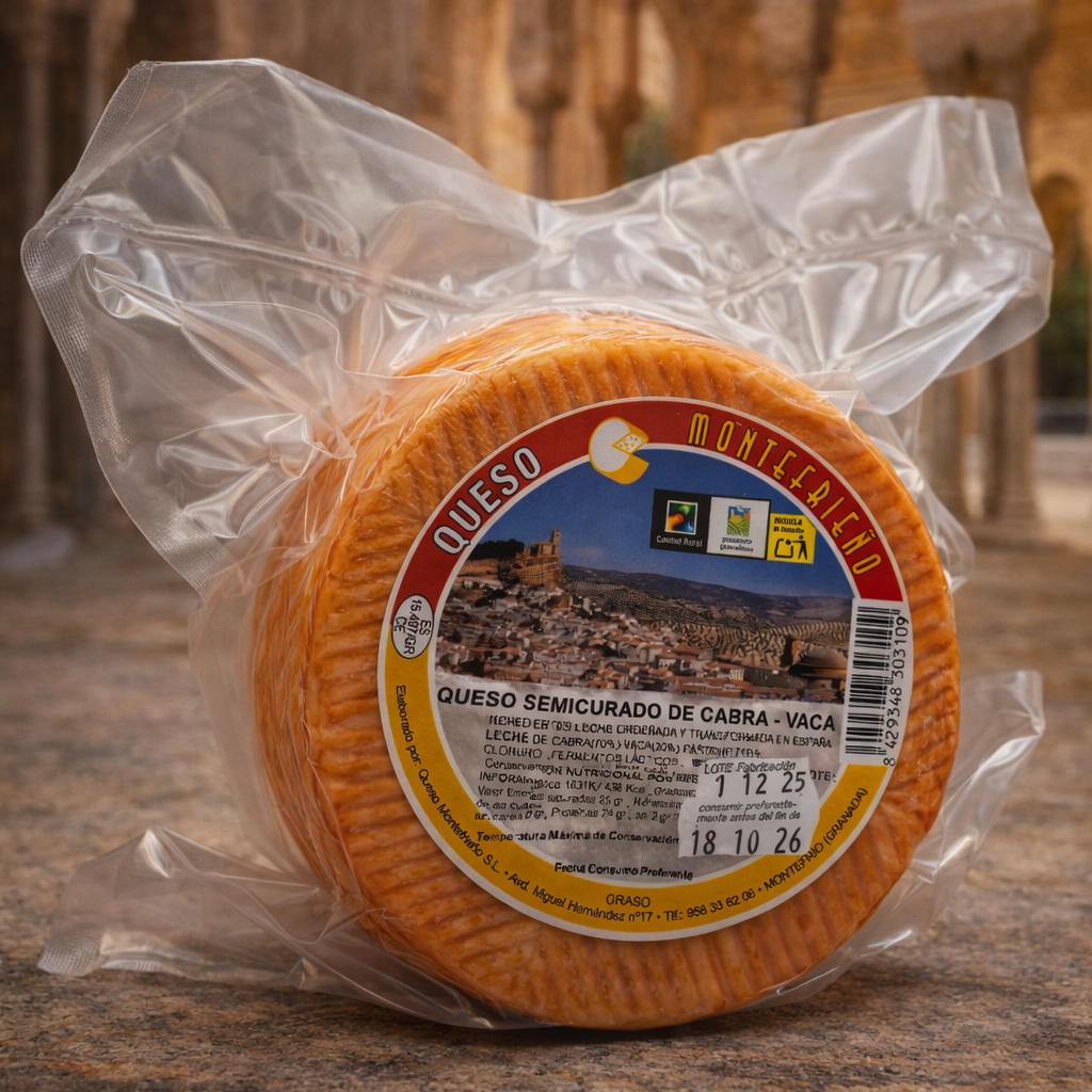 Queso Montefrieño semicurado de cabra y vaca