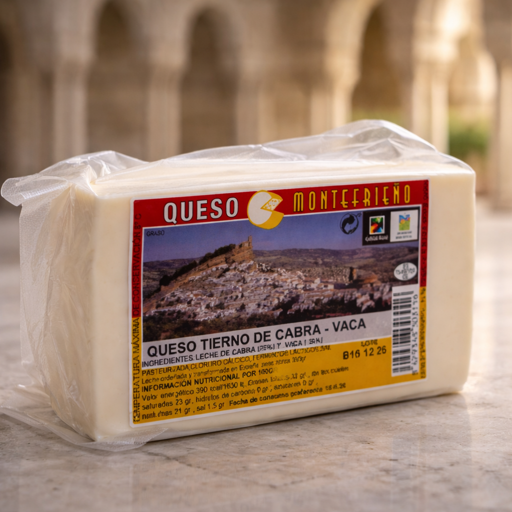 Queso Montefrieño tierno puro de cabra y vaca